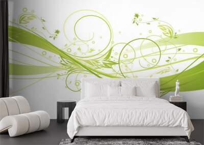 fresh floral Wall mural