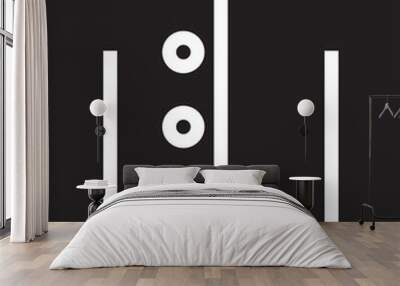 Shirt Glyph Icon
 Wall mural