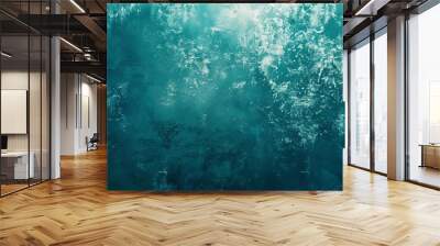 teal green blue gradient background grainy glowing noise texture Wall mural