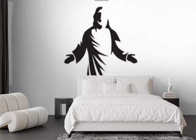 Jesus Christ, son of God. vector  Wall mural