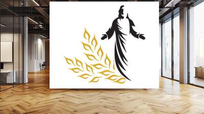 Jesus Christ, son of God. vector  Wall mural