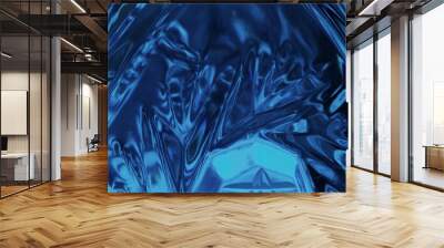 abstract background of blue glass Wall mural