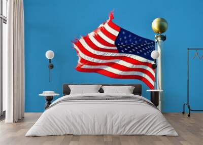 American Flag Wall mural