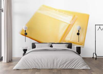 Packaged Processed American Cheese Slices Wall mural