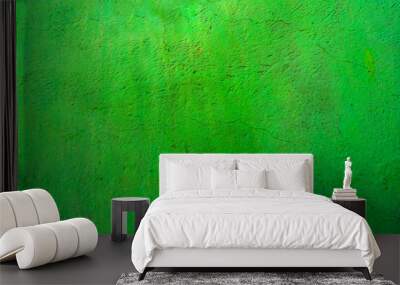 Green Wall Abstract Background Mexican Building Oaxaca Mexico Wall mural