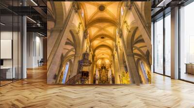 Saint Leodegar Church Basilica Altar Lucerne Switzerland Wall mural