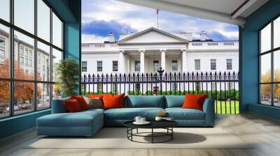 White House Fence Pennsylvania Ave Washington DC Wall mural