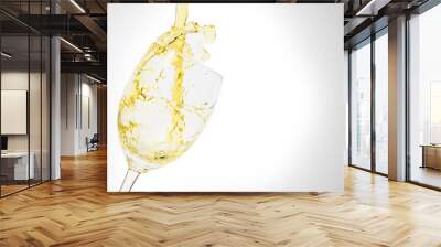 Water glass. Wall mural