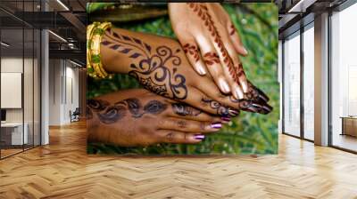 Wedding Henna Wall mural