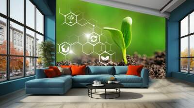 Agriculture. Wall mural