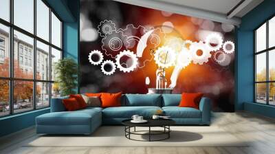 Ai. Wall mural