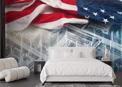 America. Wall mural