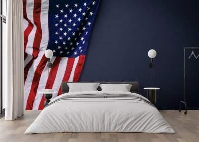 American flag background for edit your design. Wall mural