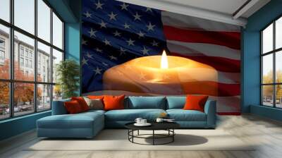 American Flag. Wall mural