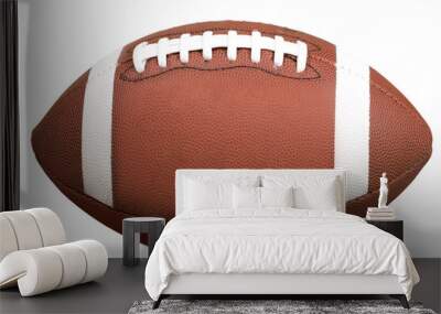 American football ball isolated on white background Wall mural