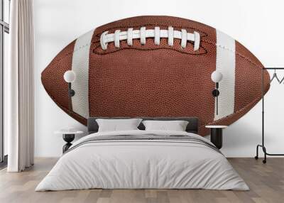 American football ball isolated on white background Wall mural