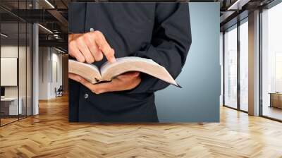 Bible, Priest, Preacher. Wall mural