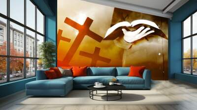 Bible. Wall mural