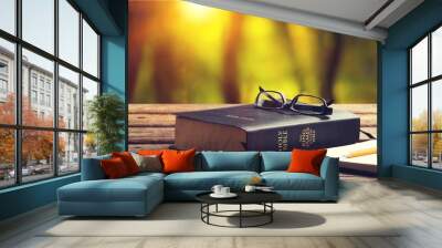 Bible. Wall mural