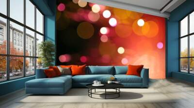 Blurred of Fiber Lights Wall mural