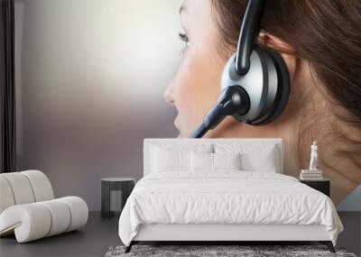 Call center. Wall mural