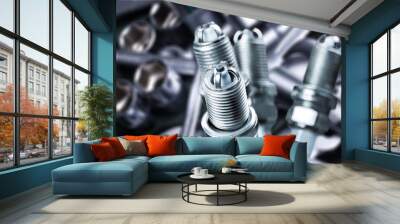 Cars candles. Wall mural