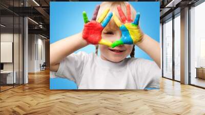 Child, Education, Human Hand. Wall mural