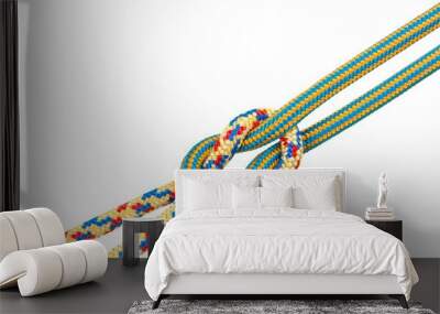 Close-Up of Reef Knot - Isolated Wall mural