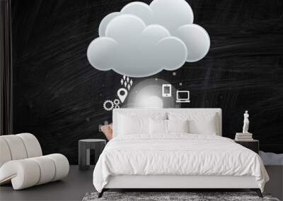 Cloud. Wall mural