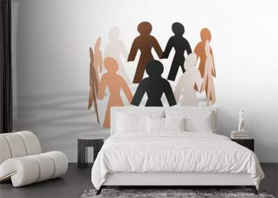 Community. Circle of friends Wall mural