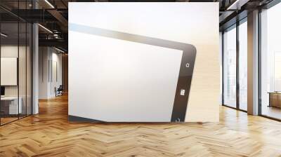 Digital tablet. Wall mural