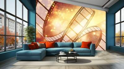 Film reel. Wall mural