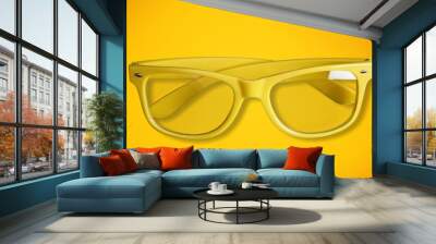 Glasses. Wall mural