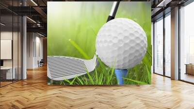 Golf. Wall mural