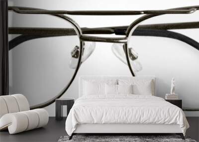 Modern beautiful glasses or eyewear for reading Wall mural