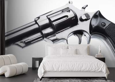 Old retro west rifle metal revolver Wall mural