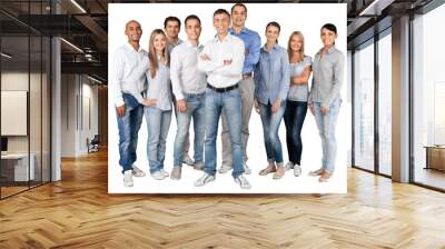 Portrait of Smiling Business People Wall mural