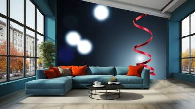 Ribbon. Wall mural