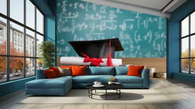 Scholarship debt loan student academic background banking Wall mural