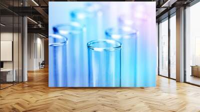 Science laboratory test tubes , laboratory equipment Wall mural