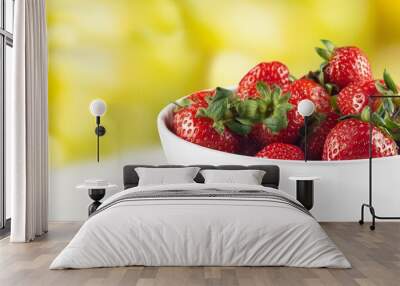 Strawberry. Wall mural