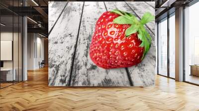 Strawberry. Wall mural