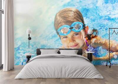 Swim. Wall mural