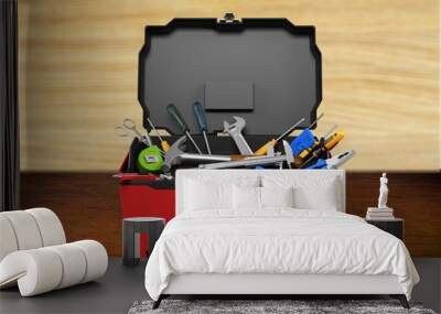 Toolbox. Wall mural