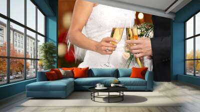 Wedding. Wall mural