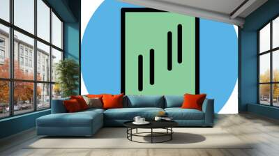 Lines Vector Icon
 Wall mural