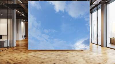 
Blue sky and white clouds. Wall mural