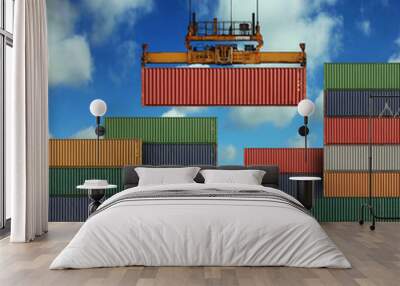 Freight Containers Wall mural