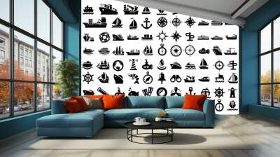 boat and ship Wall mural