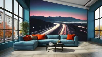 Background of technological concepts Wall mural